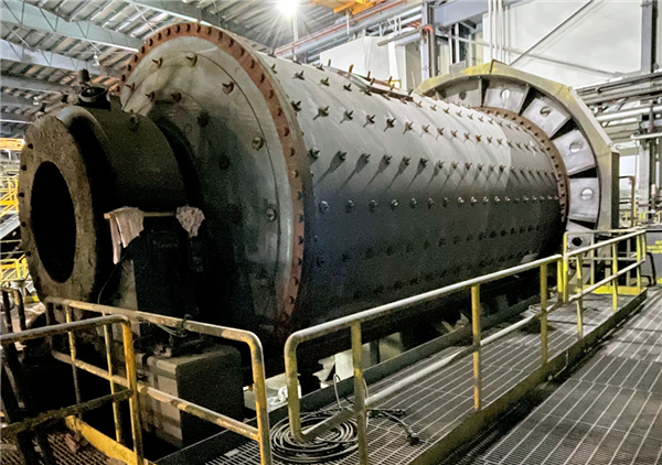 Metso 11'6" W X 22' L Ball Mill, 1100 Kw (1475 Hp))